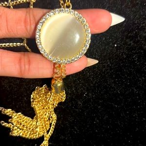 Long Gold Necklace set